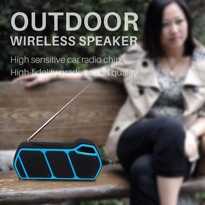 NewRixing NR-5011fm Outdoor Portable Bluetooth Speakerr, Support Hands-free Call / TF Card / FM / U Disk(Orange) - Desktop Speaker by NewRixing | Online Shopping South Africa | PMC Jewellery | Buy Now Pay Later Mobicred