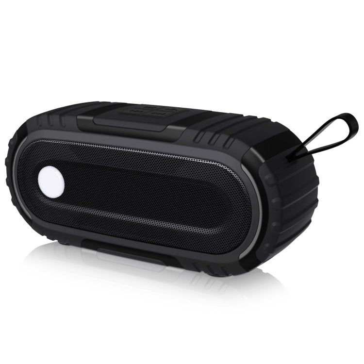 NewRixing NR-5016 Outdoor Splash-proof Water Bluetooth Speaker, Support Hands-free Call / TF Card / FM / U Disk(Black) - Desktop Speaker by NewRixing | Online Shopping South Africa | PMC Jewellery | Buy Now Pay Later Mobicred