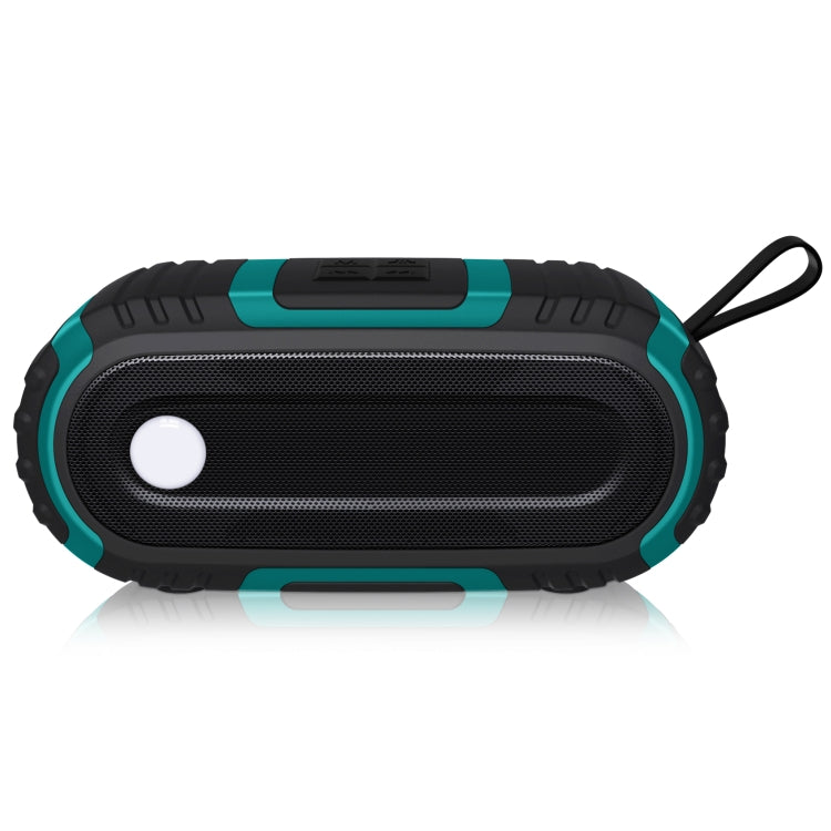 NewRixing NR-5016 Outdoor Splash-proof Water Bluetooth Speaker, Support Hands-free Call / TF Card / FM / U Disk(Green) - Desktop Speaker by NewRixing | Online Shopping South Africa | PMC Jewellery | Buy Now Pay Later Mobicred