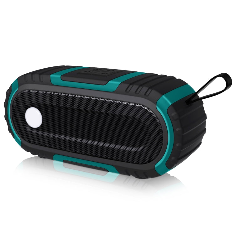 NewRixing NR-5016 Outdoor Splash-proof Water Bluetooth Speaker, Support Hands-free Call / TF Card / FM / U Disk(Green) - Desktop Speaker by NewRixing | Online Shopping South Africa | PMC Jewellery | Buy Now Pay Later Mobicred