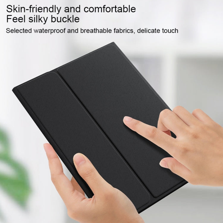 HY006D Round Keys Detachable Bluetooth Keyboard Leather Tablet Case with Colorful Backlight & Holder for iPad mini 6(Black) - For iPad mini by PMC TechLife | Online Shopping South Africa | PMC TechLife