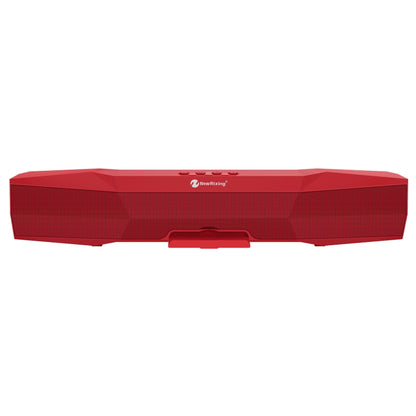 NewRixing NR-7011 Outdoor Portable Bluetooth Speaker with Phone Holder, Support Hands-free Call / TF Card / FM / U Disk(Red) - Desktop Speaker by NewRixing | Online Shopping South Africa | PMC Jewellery | Buy Now Pay Later Mobicred