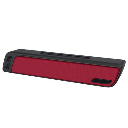 NewRixing NR-7018 Outdoor Portable Bluetooth Speaker with Phone Holder, Support Hands-free Call / TF Card / FM / U Disk(Red) - Desktop Speaker by NewRixing | Online Shopping South Africa | PMC Jewellery | Buy Now Pay Later Mobicred