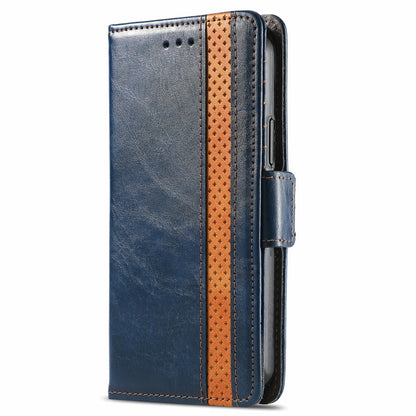 For Blackview A100 CaseNeo Business Splicing Dual Magnetic Buckle Horizontal Flip PU Leather Case with Holder & Card Slots & Wallet(Blue) - More Brand by PMC Jewellery | Online Shopping South Africa | PMC Jewellery | Buy Now Pay Later Mobicred