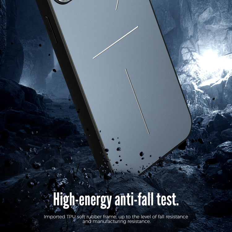 For iPhone 12 R-JUST RJ-52 3-Line Style Metal TPU Shockproof Protective Case(Black) - iPhone 12 / 12 Pro Cases by R-JUST | Online Shopping South Africa | PMC TechLife | Buy Now Pay Later Mobicred