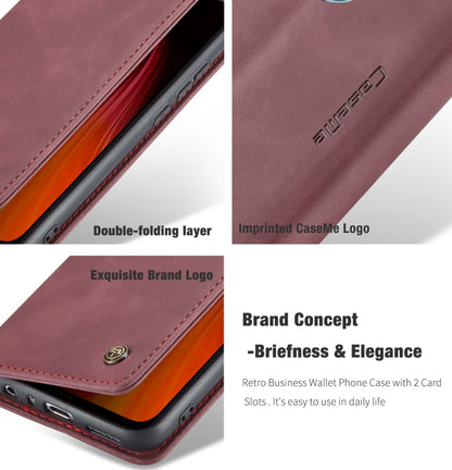 For Xiaomi Redmi Note 8 CaseMe-013 Multifunctional Horizontal Flip Leather Case with Card Slot & Holder & Wallet(Wine Red) - Xiaomi Cases by CaseMe | Online Shopping South Africa | PMC Jewellery | Buy Now Pay Later Mobicred