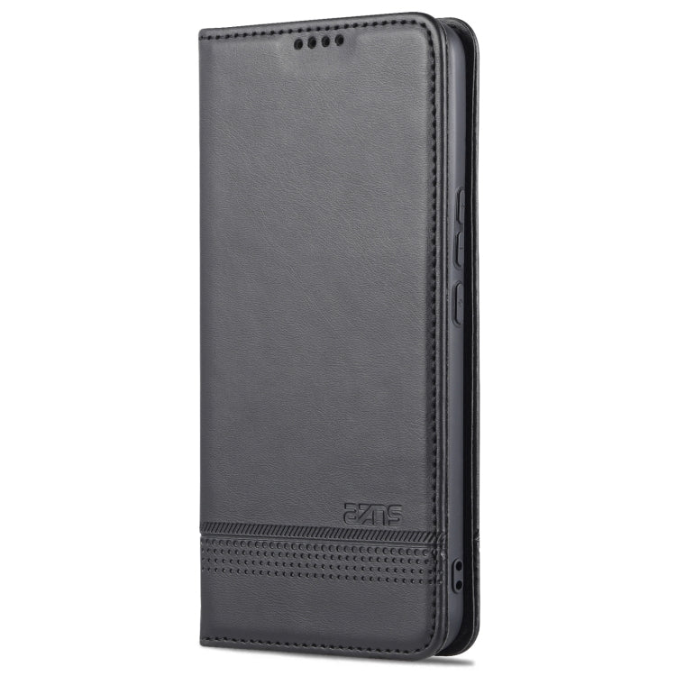 For U-MAGIC 30e AZNS Magnetic Calf Texture Horizontal Flip Leather Case with Card Slots & Holder & Wallet(Black) - More Brand by AZNS | Online Shopping South Africa | PMC Jewellery | Buy Now Pay Later Mobicred