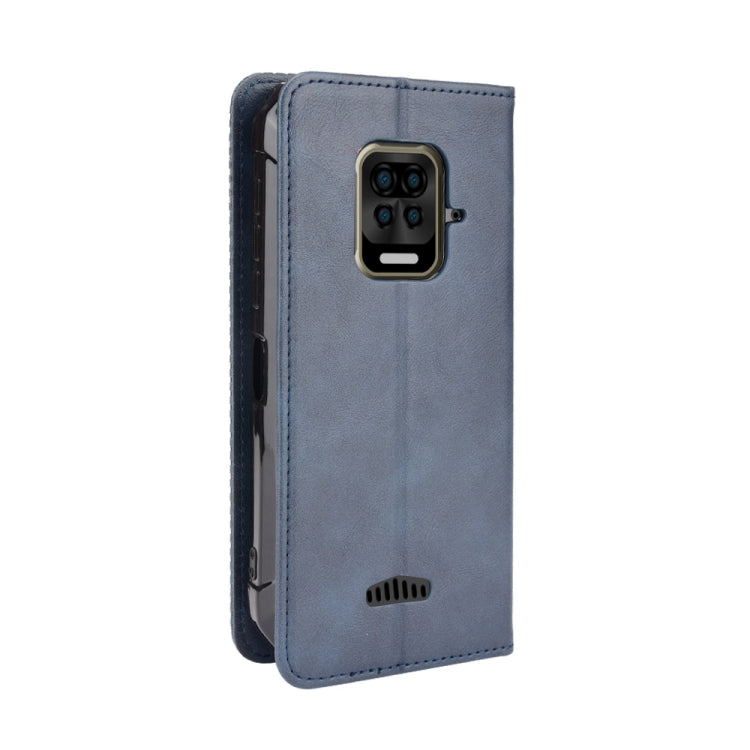 For Doogee S59 / S59 Pro Magnetic Buckle Retro Crazy Horse Texture Horizontal Flip Leather Case with Holder & Card Slots & Photo Frame(Blue) - More Brand by PMC Jewellery | Online Shopping South Africa | PMC Jewellery | Buy Now Pay Later Mobicred