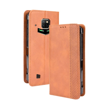 For Doogee S88 Plus / S88 Pro Magnetic Buckle Retro Crazy Horse Texture Horizontal Flip Leather Case with Holder & Card Slots & Photo Frame(Brown) - More Brand by PMC Jewellery | Online Shopping South Africa | PMC Jewellery | Buy Now Pay Later Mobicred