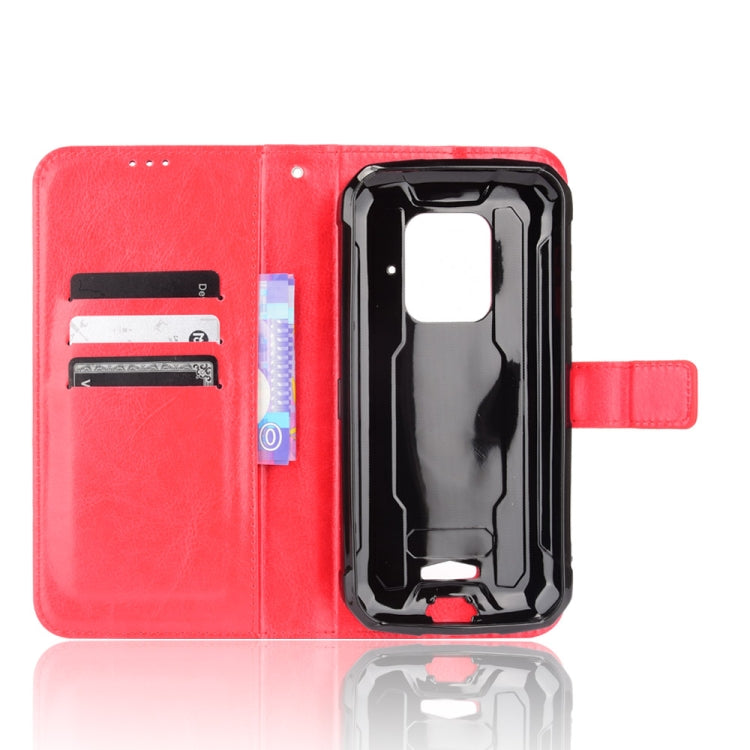 For Doogee S59 / S59 Pro Crazy Horse Texture Horizontal Flip Leather Case with Holder & Card Slots & Lanyard(Red) - More Brand by PMC Jewellery | Online Shopping South Africa | PMC Jewellery | Buy Now Pay Later Mobicred