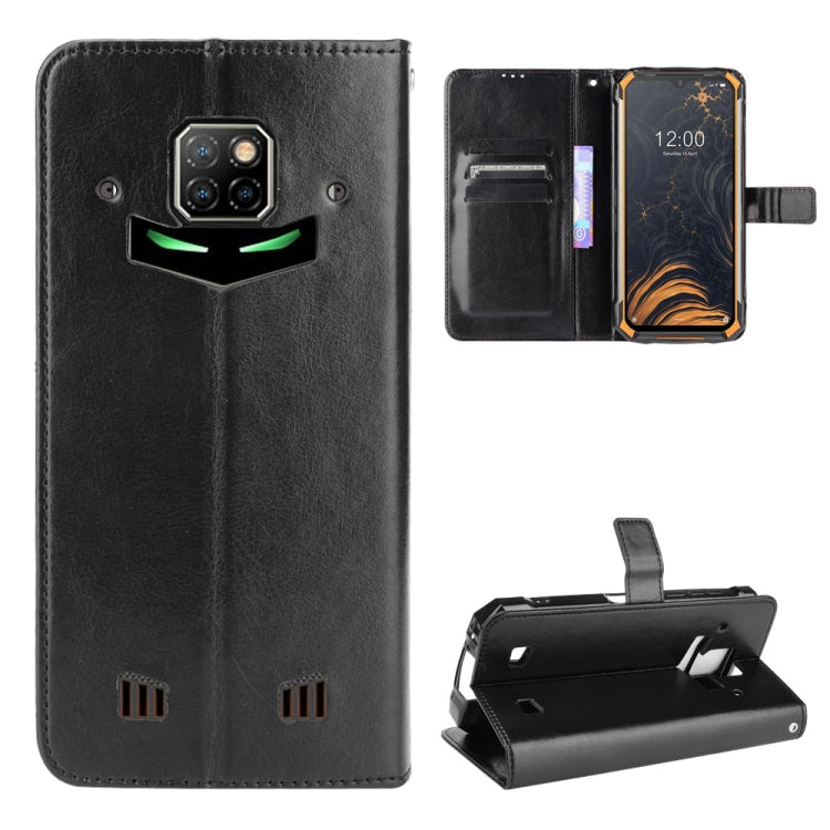 For Doogee S88 Plus / S88 Pro Crazy Horse Texture Horizontal Flip Leather Case with Holder & Card Slots & Lanyard(Black) - More Brand by PMC Jewellery | Online Shopping South Africa | PMC Jewellery | Buy Now Pay Later Mobicred