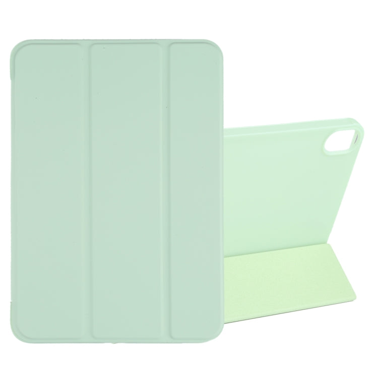 For iPad mini 2024 / mini 6 GEBEI Shockproof Horizontal Flip Tablet Case with Three-folding Holder(Mint Green) - free shipping - PMC TechLife - Order now!