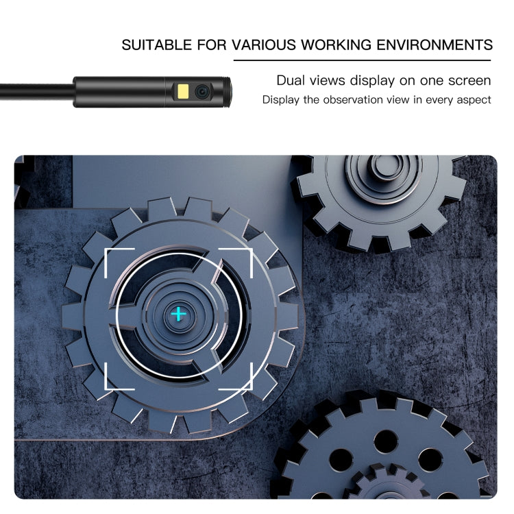 AN100 3 in 1 IP68 Waterproof USB-C / Type-C + Micro USB + USB Dual Cameras Industrial Digital Endoscope with 9 LEDs, Support Android System, Lens Diameter: 5.5mm, Length:5m Hard Cable - free shipping - PMC Jewellery - Order now!