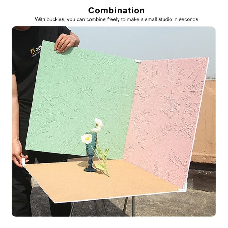 80 x 60cm Retro PVC Cement Texture Board Photography Backdrops Board(Black White) - Brick Wall by PMC TechLife | Online Shopping South Africa | PMC TechLife | Buy Now Pay Later Mobicred