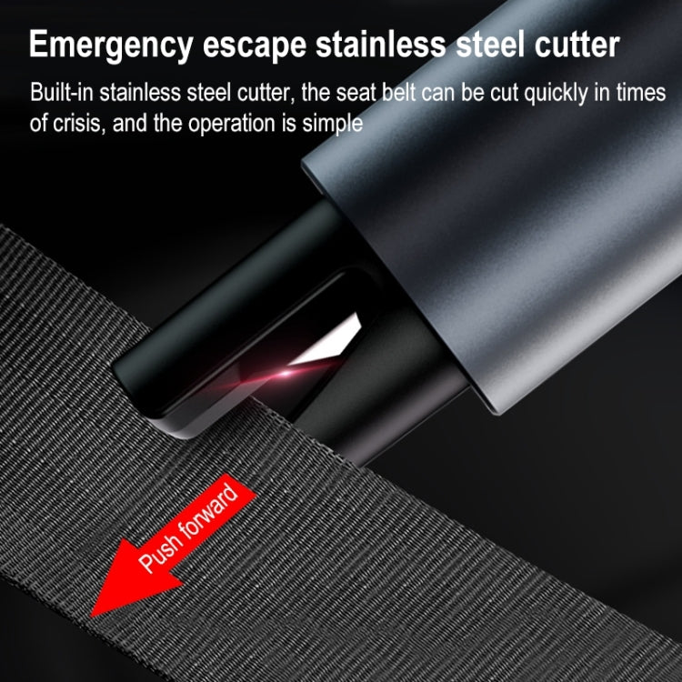 Multifunctional Vehicle Mounted Safety Hammer Car Window Breaker(Navy Cyan) - Emergency Hammer by PMC TechLife | Online Shopping South Africa | PMC TechLife | Buy Now Pay Later Mobicred