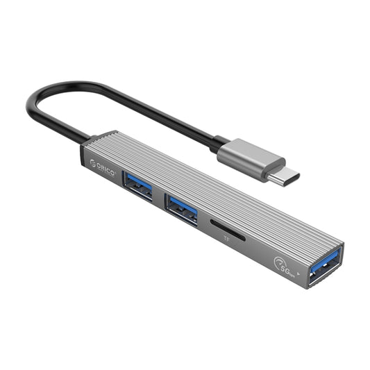 ORICO AH-12F 4 In 1 Type-C / USB-C to USB 3.0 HUB Docking Station(Grey) - USB HUB by ORICO | Online Shopping South Africa | PMC Jewellery | Buy Now Pay Later Mobicred