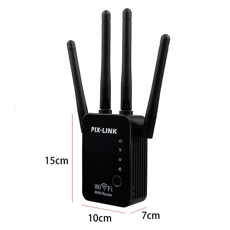 Wireless Smart WiFi Router Repeater with 4 WiFi Antennas, Plug Specification:EU Plug(White) - Wireless Routers by PMC Jewellery | Online Shopping South Africa | PMC Jewellery | Buy Now Pay Later Mobicred