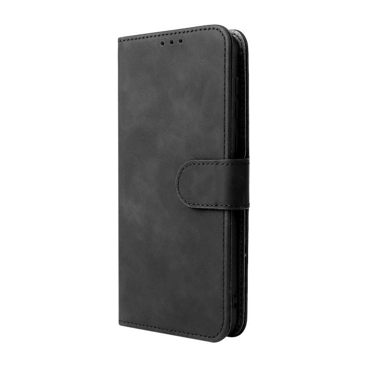 For Blackview Oscal C20 Solid Color Skin Feel Magnetic Buckle Horizontal Flip PU Phone Case(Black) - More Brand by PMC Jewellery | Online Shopping South Africa | PMC Jewellery | Buy Now Pay Later Mobicred