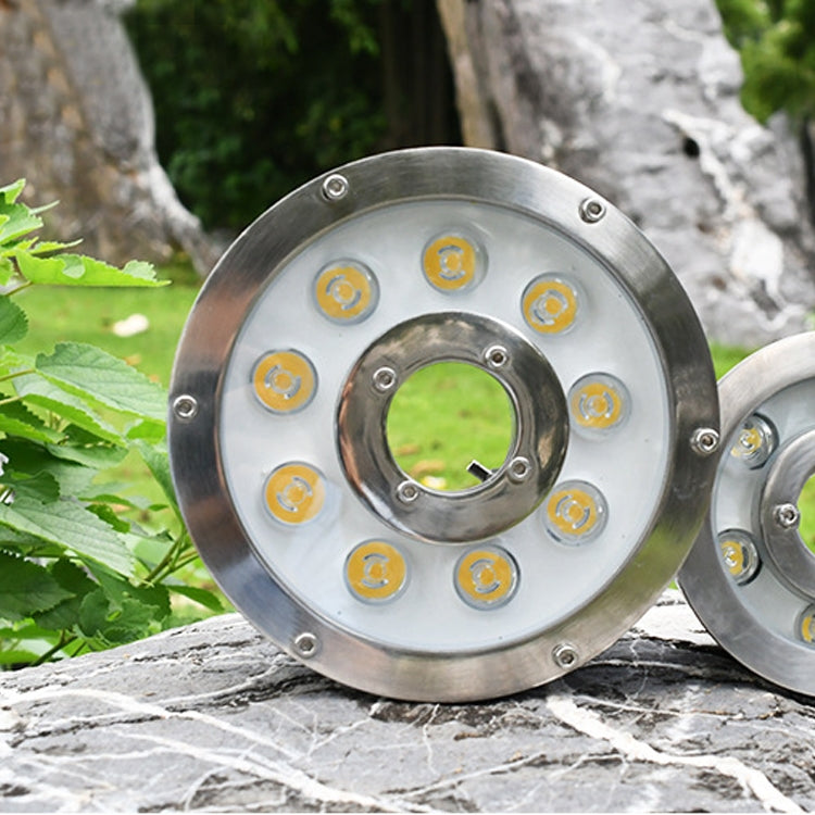 9W Landscape Ring LED Aluminum Alloy Underwater Fountain Light(White Light) - Underwater Lights by PMC TechLife | Online Shopping South Africa | PMC TechLife | Buy Now Pay Later Mobicred