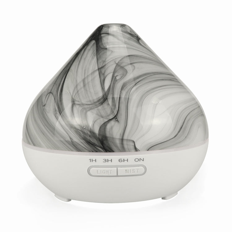 400ml Volcano Shape Humidifier Glass Aromatherapy Machine Automatic Alcohol Sprayer, Plug Specification:UK Plug(White) - free shipping - PMC TechLife - Order now!
