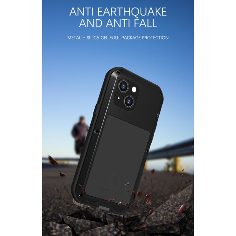 For iPhone 13 mini LOVE MEI Metal Shockproof Life Waterproof Dustproof Protective Phone Case (White) - iPhone 13 mini Cases by LOVE MEI | Online Shopping South Africa | PMC TechLife | Buy Now Pay Later Mobicred