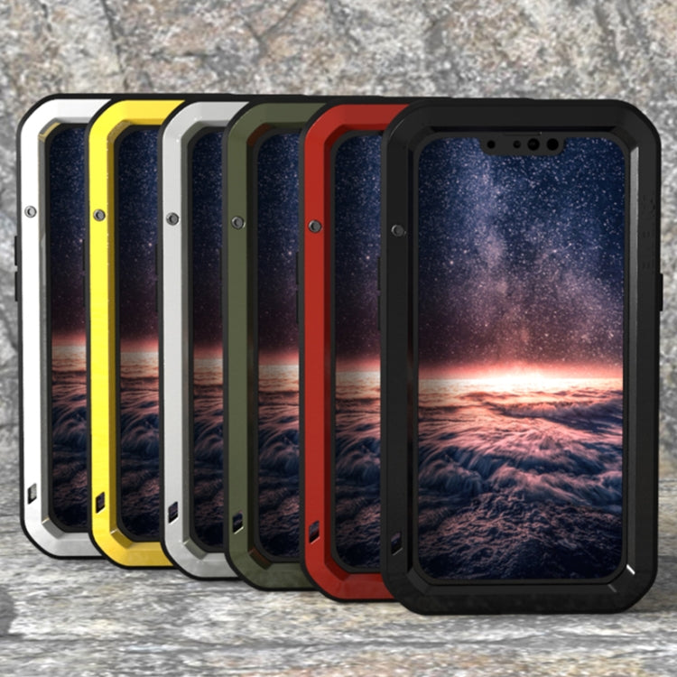For iPhone 13 LOVE MEI Metal Shockproof Life Waterproof Dustproof Protective Phone Case(Yellow) - free shipping - PMC TechLife - Order now!