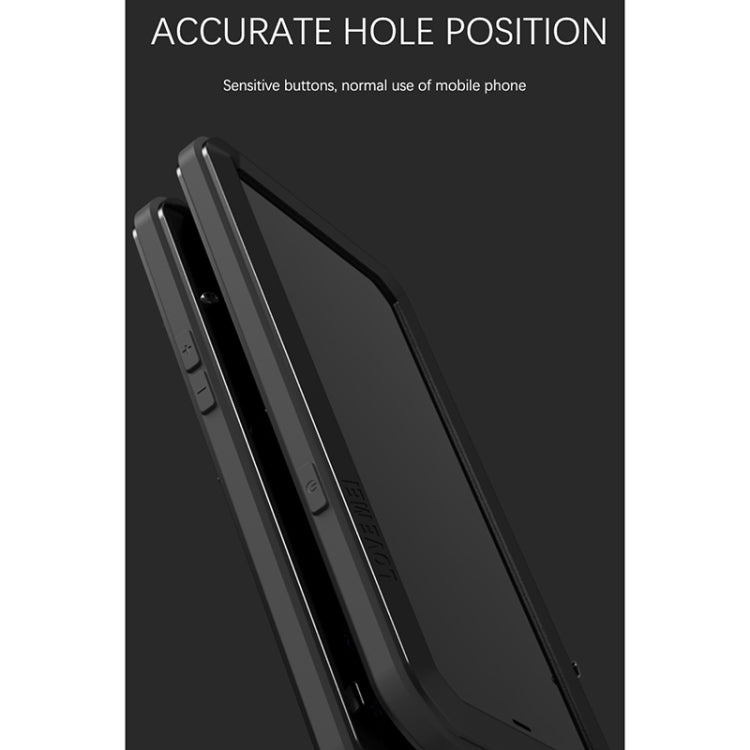 For iPhone 13 Pro Max LOVE MEI Metal Shockproof Life Waterproof Dustproof Protective Phone Case (Red) - free shipping - PMC TechLife - Order now!