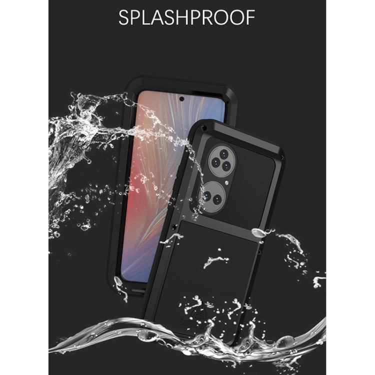 For Huawei P50 Pro LOVE MEI Metal Shockproof Waterproof Dustproof Protective Phone Case without Glass(White) - Huawei Cases by LOVE MEI | Online Shopping South Africa | PMC Jewellery