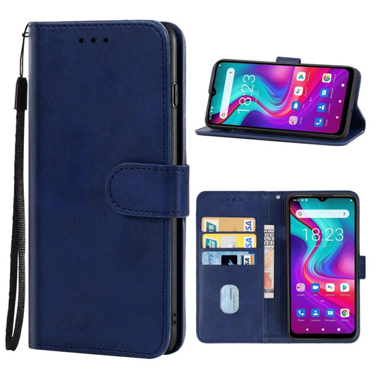 Leather Phone Case For Doogee X96 Pro (Blue) - More Brand by PMC Jewellery | Online Shopping South Africa | PMC Jewellery | Buy Now Pay Later Mobicred