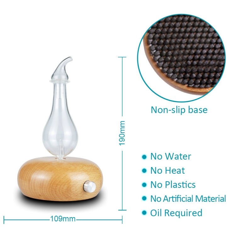 Wood Essential Oil Diffuser Aromatherapy Machine Automatic Alcohol Sprayer, Plug Specification:US Plug(Dark Brown) - free shipping - PMC TechLife - Order now!