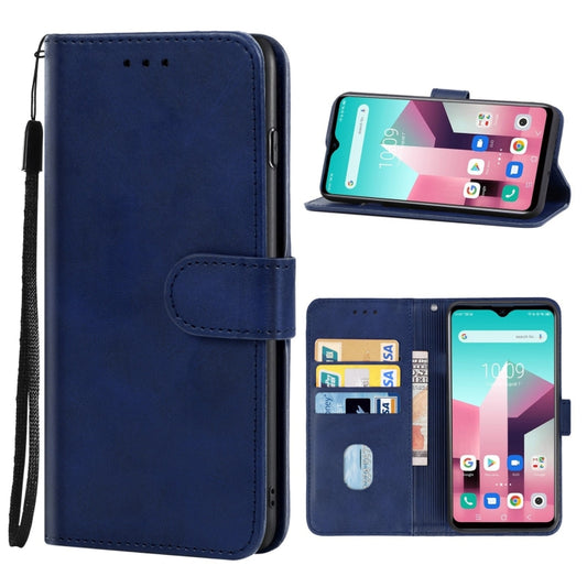 Leather Phone Case For Blackview A80 Pro / A80 Plus(Blue) - Universal Leather Case by PMC Jewellery | Online Shopping South Africa | PMC Jewellery