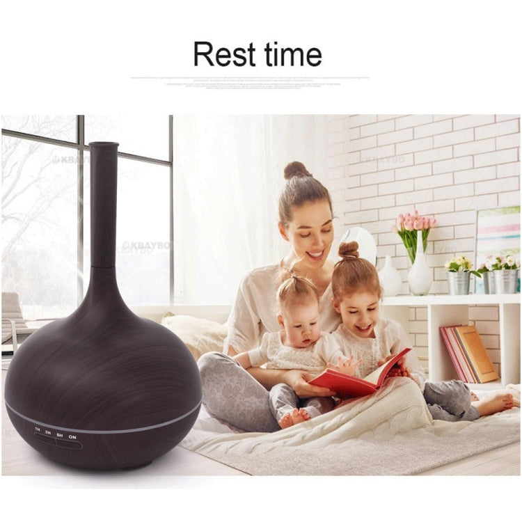 Creative Fragrance Machine Pointed Mouth Humidifier Automatic Alcohol Sprayer with Colorful LED Light, Plug Specification:US Plug(Dark Brown) - free shipping - PMC TechLife - Order now!