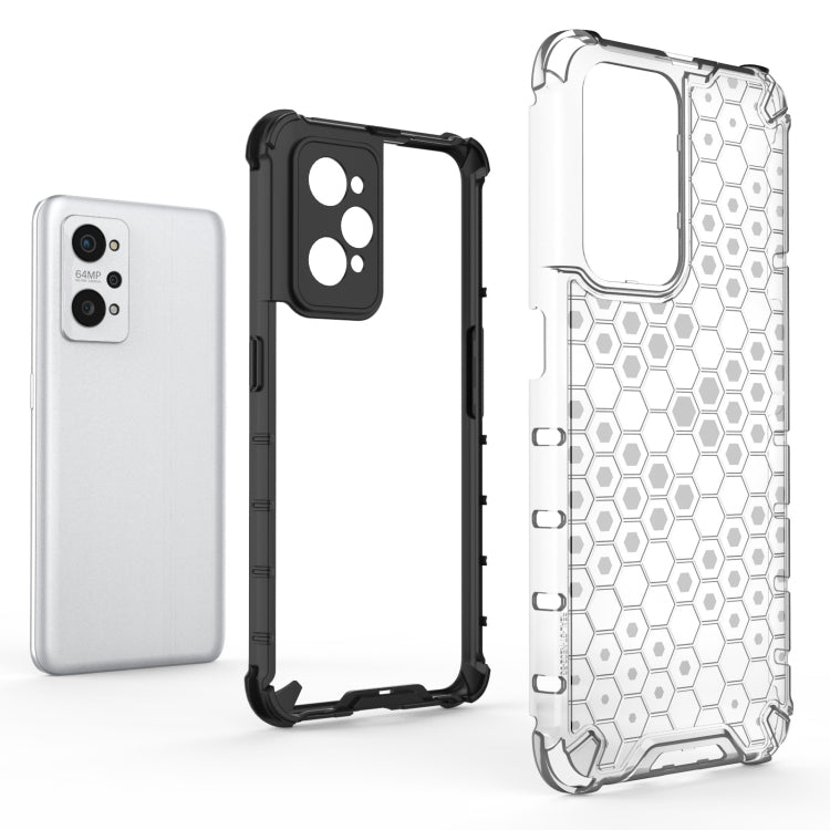 For OPPO Realme GT Neo2 5G Shockproof Honeycomb PC + TPU Phone Case(Black) - Realme Cases by PMC Jewellery | Online Shopping South Africa | PMC Jewellery | Buy Now Pay Later Mobicred
