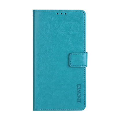 For Cubot X50 idewei Crazy Horse Texture Leather Case with Holder & Card Slots & Wallet(Sky Blue) - More Brand by idewei | Online Shopping South Africa | PMC Jewellery | Buy Now Pay Later Mobicred