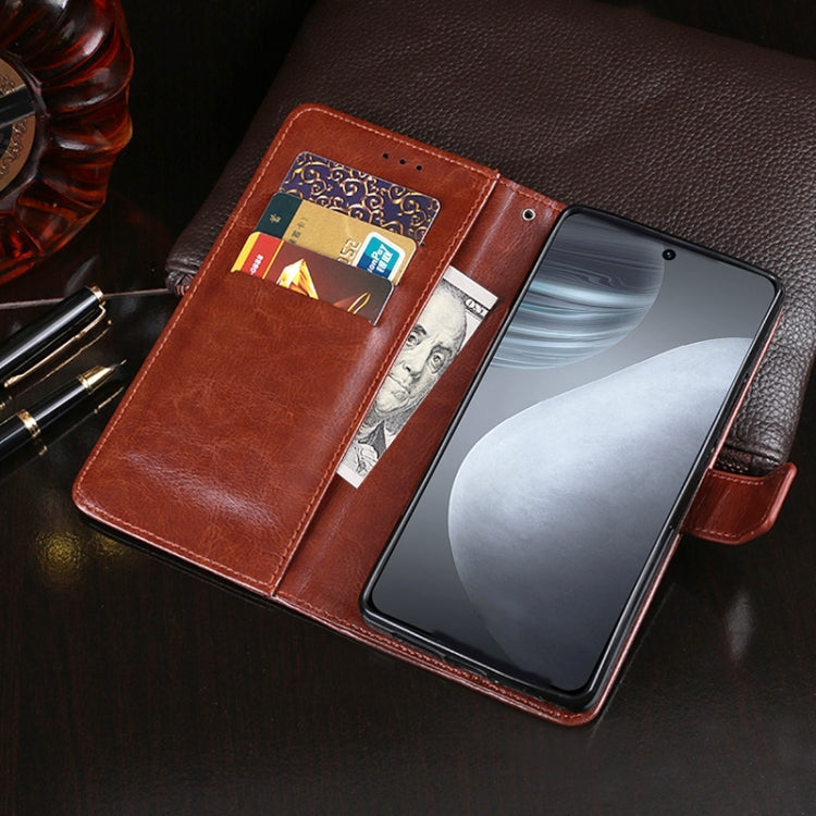 For Cubot X50 idewei Crazy Horse Texture Leather Case with Holder & Card Slots & Wallet(Red) - free shipping - PMC Jewellery - Order now!