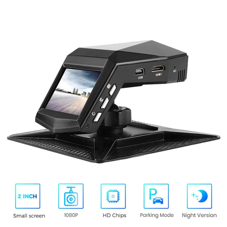 2 inch HD Single Lens 1080P No Light Night Vision Hidden Driving Recorder with Aromatherapy, SD Card Memory:Without - Car DVRs by PMC TechLife | Online Shopping South Africa | PMC TechLife | Buy Now Pay Later Mobicred