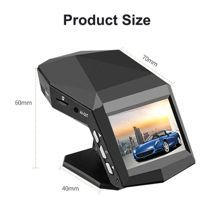 2 inch HD Single Lens 1080P No Light Night Vision Hidden Driving Recorder with Aromatherapy, SD Card Memory:Without - Car DVRs by PMC TechLife | Online Shopping South Africa | PMC TechLife | Buy Now Pay Later Mobicred