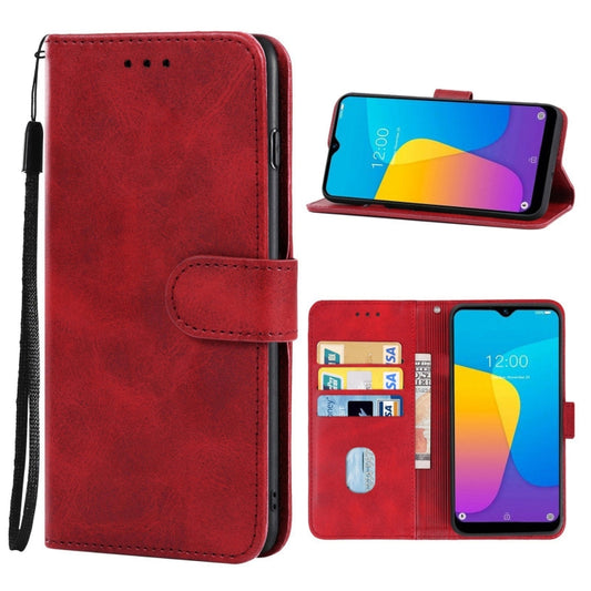 Leather Phone Case For Doogee Y8C / X90(Red) - More Brand by PMC Jewellery | Online Shopping South Africa | PMC Jewellery | Buy Now Pay Later Mobicred