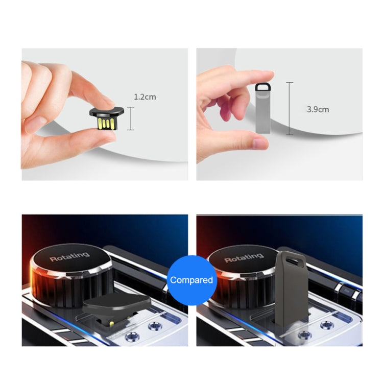 Car USB Interface Mini Metal U Disk, Capacity:16GB - USB Flash Drives by PMC TechLife | Online Shopping South Africa | PMC TechLife | Buy Now Pay Later Mobicred