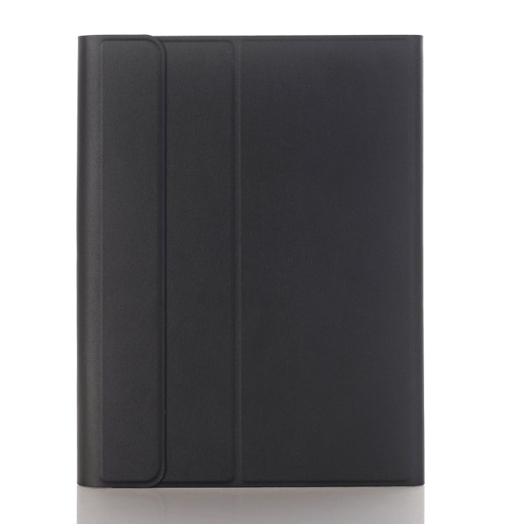 A07B-A Lambskin Texture Square Keycap Bluetooth Keyboard Leather Case with Touch Control For iPad 9.7 2018 & 2017 / Pro 9.7 inch / Air 2(Black) - Universal by PMC TechLife | Online Shopping South Africa | PMC TechLife