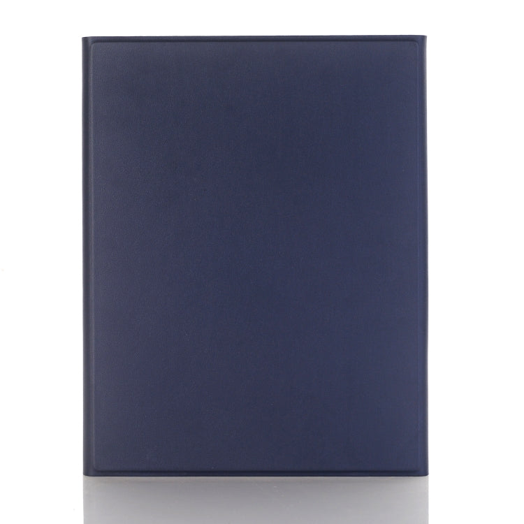 A07B-A Lambskin Texture Square Keycap Bluetooth Keyboard Leather Case with Touch Control For iPad 9.7 2018 & 2017 / Pro 9.7 inch / Air 2(Blue) - Universal by PMC TechLife | Online Shopping South Africa | PMC TechLife
