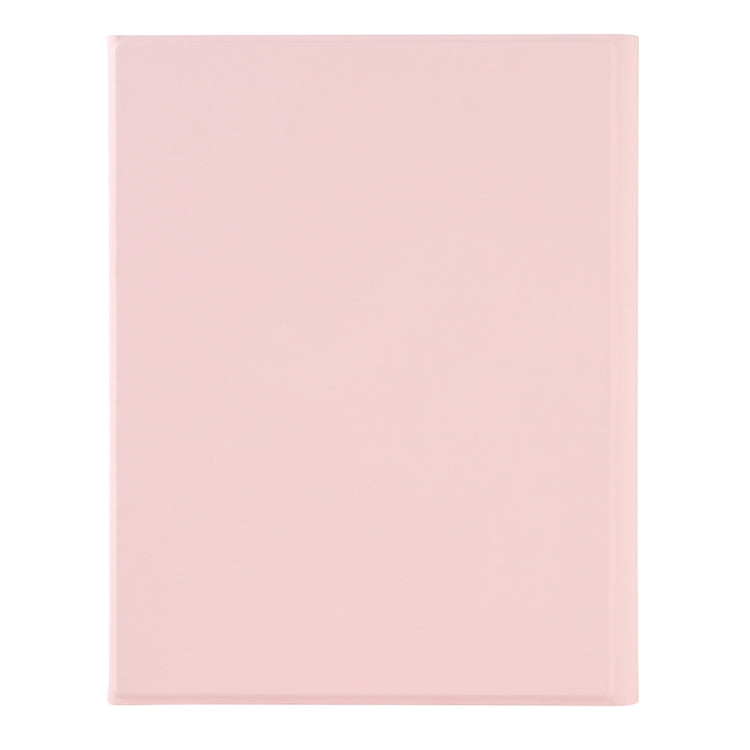 A07B-A Lambskin Texture Square Keycap Bluetooth Keyboard Leather Case with Touch Control For iPad 9.7 2018 & 2017 / Pro 9.7 inch / Air 2(Pink) - Universal by PMC TechLife | Online Shopping South Africa | PMC TechLife