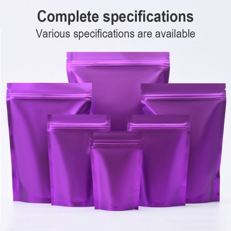 100 PCS/Set Matte Aluminum Foil Snack Stand-up Pouch, Size:16x24+4cm(Sky Blue) - Preservation Supplies by PMC TechLife | Online Shopping South Africa | PMC TechLife | Buy Now Pay Later Mobicred
