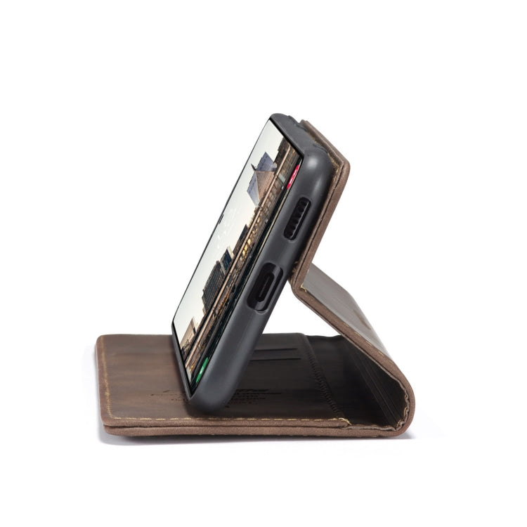 For Samsung Galaxy S22+ CaseMe 013 Multifunctional Horizontal Flip Leather Phone Case(Coffee) - Galaxy S22+ 5G Cases by CaseMe | Online Shopping South Africa | PMC Jewellery | Buy Now Pay Later Mobicred