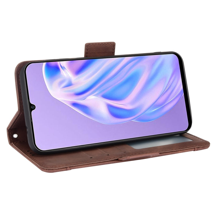 For Ulefone Note 6 / Note 6P Skin Feel Calf Pattern Leather Phone Case(Brown) - Ulefone Cases by PMC Jewellery | Online Shopping South Africa | PMC Jewellery | Buy Now Pay Later Mobicred