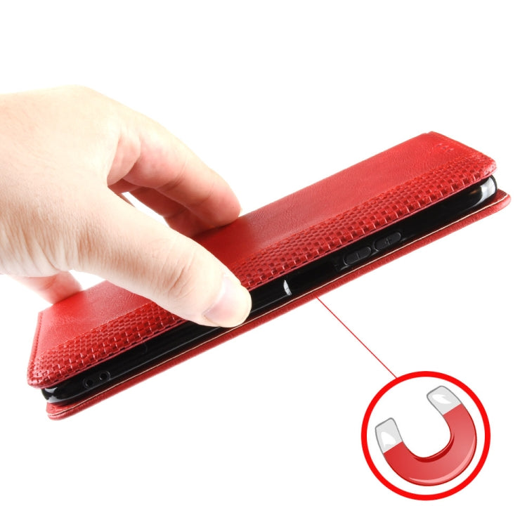 For Ulefone Armor X9 Magnetic Buckle Retro Texture Leather Case(Red) - Ulefone Cases by PMC Jewellery | Online Shopping South Africa | PMC Jewellery | Buy Now Pay Later Mobicred
