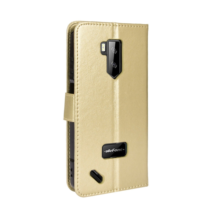 For Ulefone Armor X9 Retro Crazy Horse Texture Leather Phone Case(Gold) - Ulefone Cases by PMC Jewellery | Online Shopping South Africa | PMC Jewellery | Buy Now Pay Later Mobicred