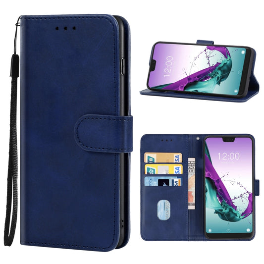 Leather Phone Case For Doogee N10(Blue) - More Brand by PMC Jewellery | Online Shopping South Africa | PMC Jewellery | Buy Now Pay Later Mobicred