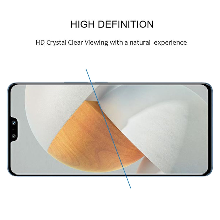 Full Glue Cover Screen Protector Tempered Glass Film For vivo S12 / V23 5G - vivo Tempered Glass by PMC Jewellery | Online Shopping South Africa | PMC Jewellery | Buy Now Pay Later Mobicred