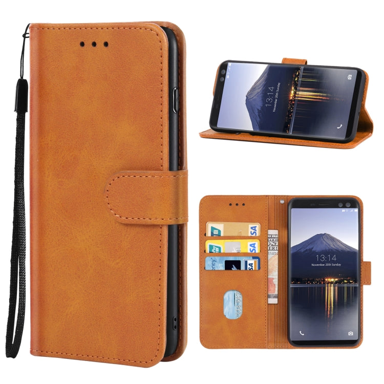 Leather Phone Case For DOOGEE BL12000 / BL12000 Pro(Brown) - Doogee Cases by PMC Jewellery | Online Shopping South Africa | PMC Jewellery | Buy Now Pay Later Mobicred
